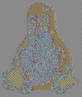 Tux encrypted with ECB mode